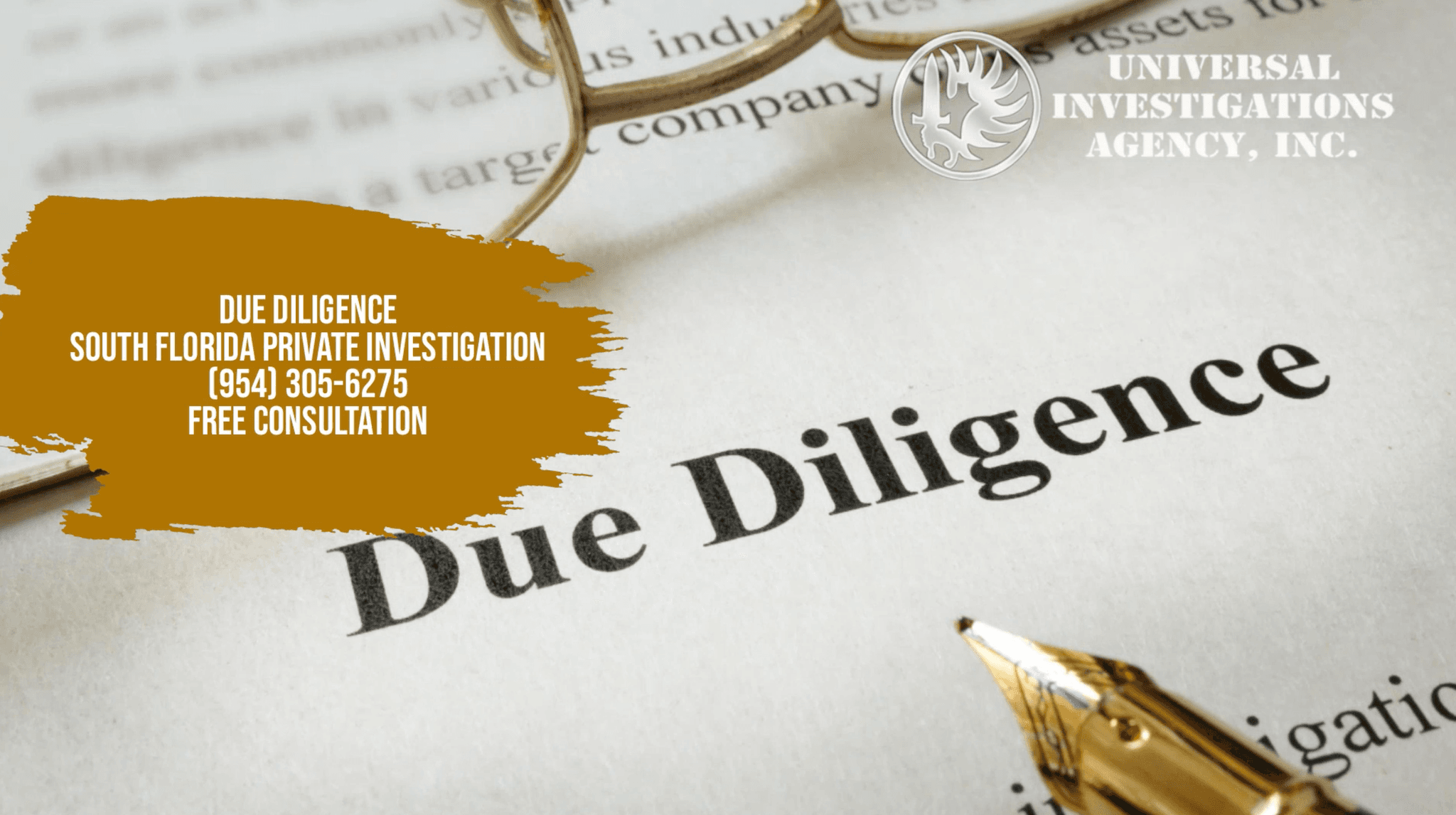 New partner: a "Due Diligence " survey is needed!