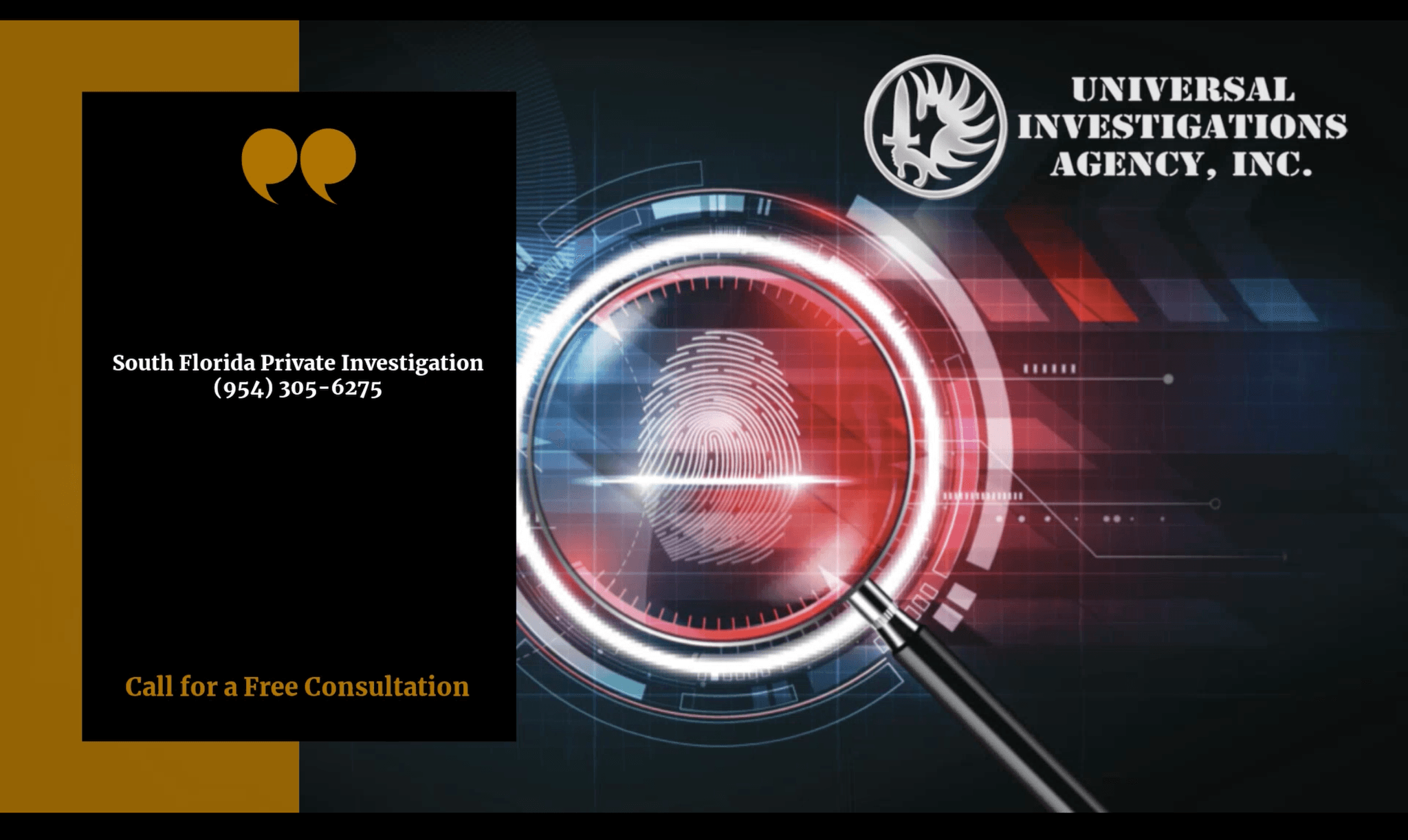 Neighborhood investigation by a private detective